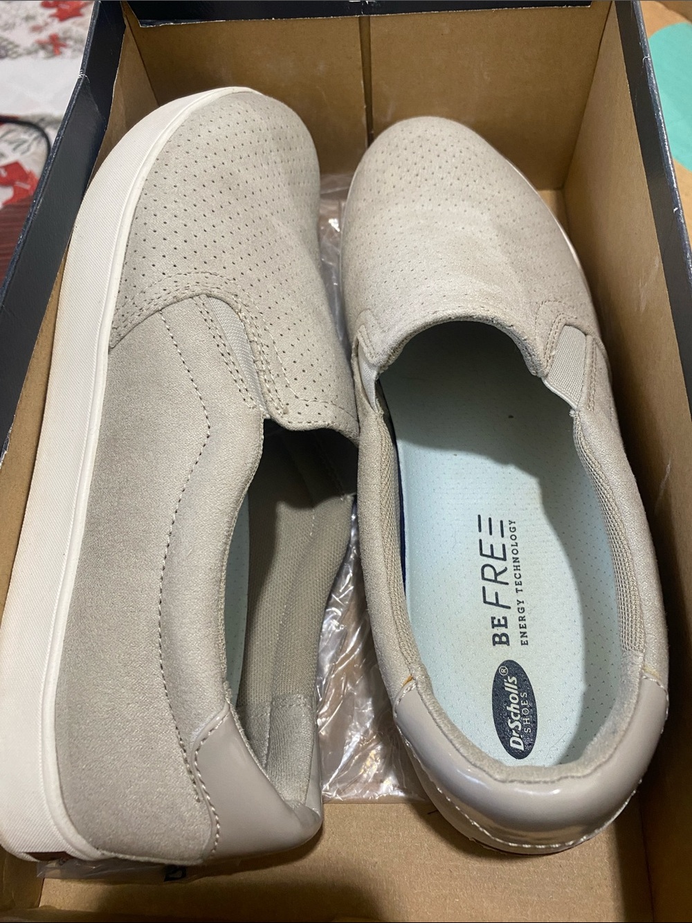 Dr. Scholl's Women's Slip-On Flats in Light Taupe